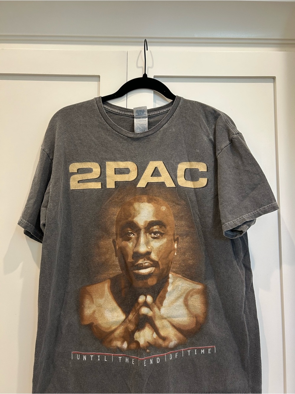 2PAC Graphic Tee - Charcoal Men's Shirt